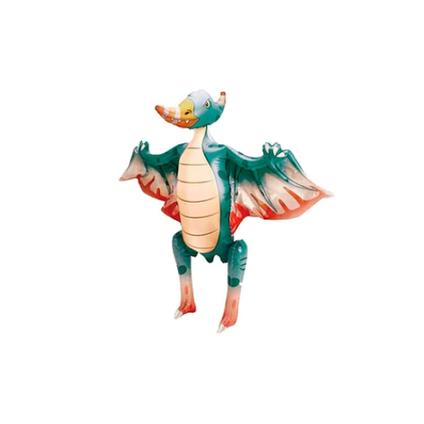 Globo Metálico De Dinosaurio Verde 45Cm-0