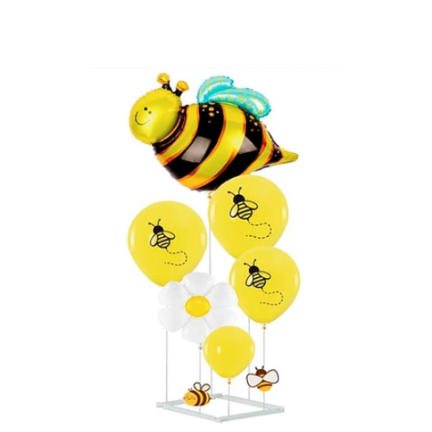 Set De Globos Abeja 6pcs Color Amarillo-1
