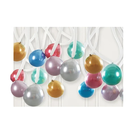 Set De Globos De Latex Brillantes Colores Surtidos-0