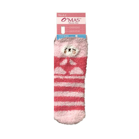 Calcetines De Niña Plumada Con Diseño Bordado 12 Unid-0