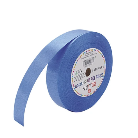 Cinta De Regalo Azul Rollo 1.8cmx50y-1