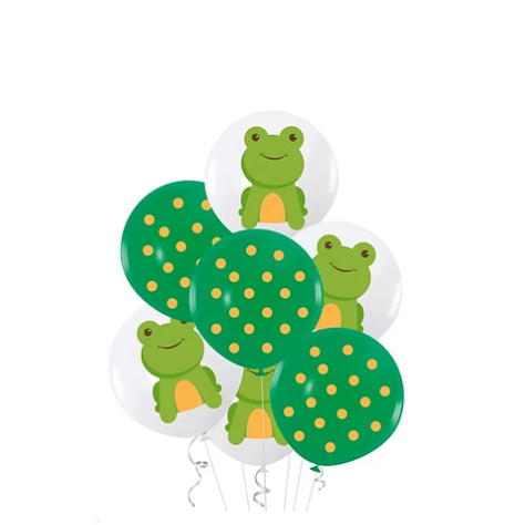 Set De Globos De Látex Rana 7pcs-1