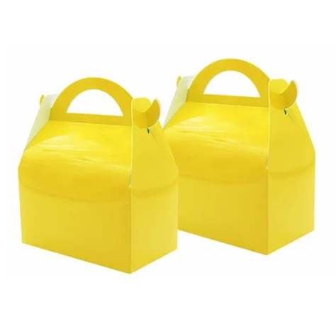 Caja De Tarta Amarilla 3pcs 16x9x19cm-0