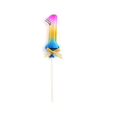 Topper Número 1 Multicolor 20cm-0