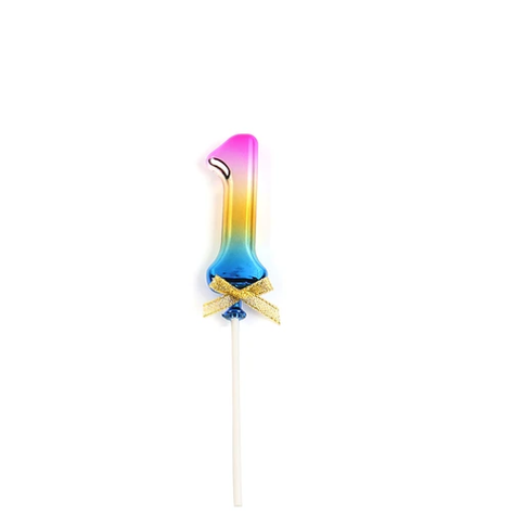 Topper Número 1 Multicolor 20cm-1