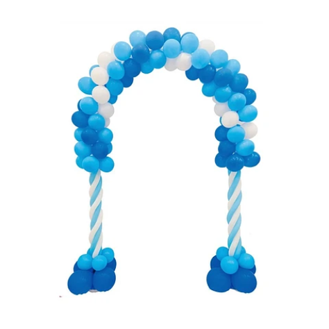 Arco De Globos De Látex Azul 116Pcs 180Cm-0