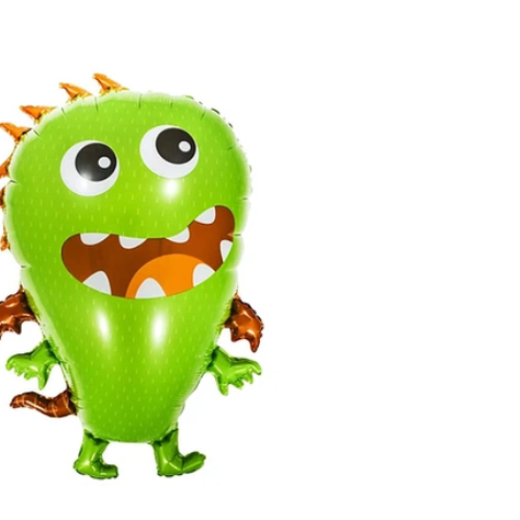 Globo Metálico Alien Verde 52x70Cm-1