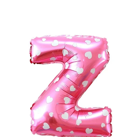 Globo Letra Z Rosa 16 Pulgadas-1