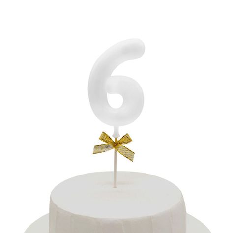 TOPPER TORTA NUMERAL LED #6-1