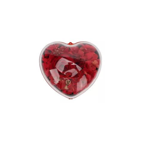  Caja De Corazón Con Rosas.-1