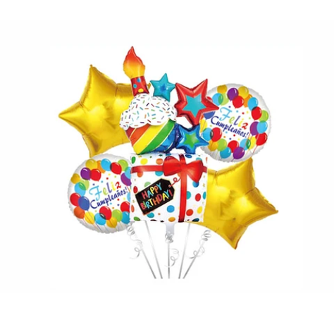Set De Globos De Cumpleaños 5Pcs-0
