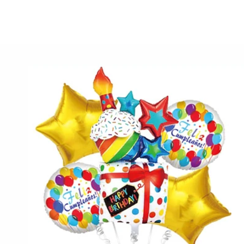Set De Globos De Cumpleaños 5Pcs-1