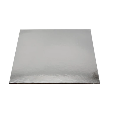 Plato Torta Cuadrado Plata 35cm 2mm-0