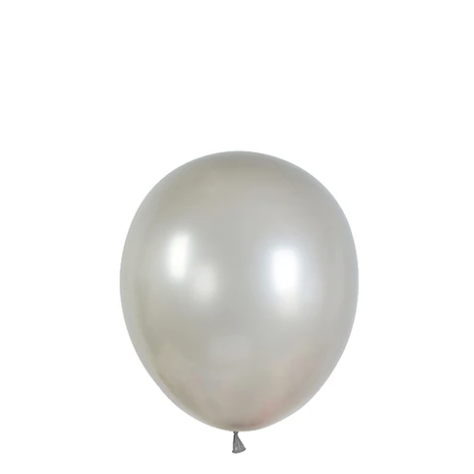 Globo De Látex Pastel Plata 45cm 1pc-1