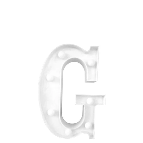 Letra Con Luz Led G Color Blanco-0