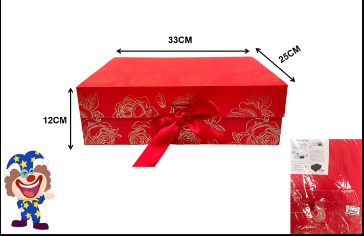CAJAS AUTO   ARMABLES ROJA L.-0