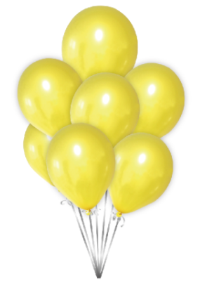 GLOBOS AMARILLOS 23CM-1