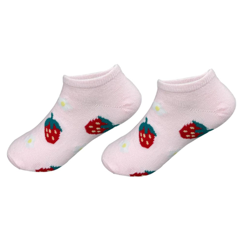 Calcetines Niña Juvenil Corte Tobillo Estampado Frutas 12Uni-0
