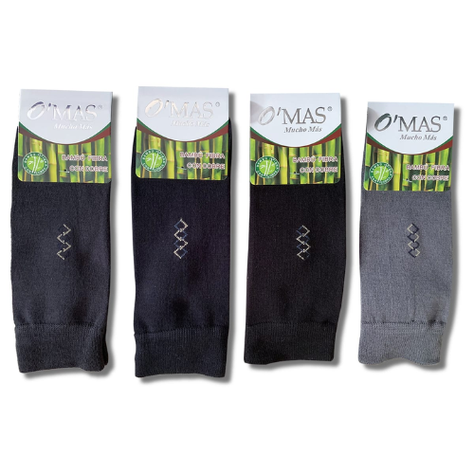 Calceta Hombre Bambu Con Planta De Cobre 12 Unid Talla 40-44-1