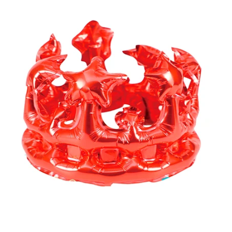 Corona De Globo Color Rojo 20x78Cm-0