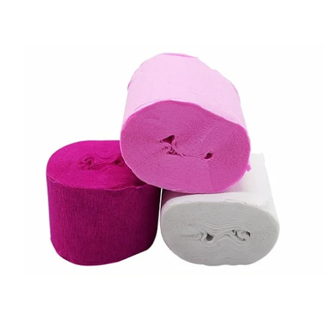 Feston Rosa Fucsia Y Blanco 6pcs-0