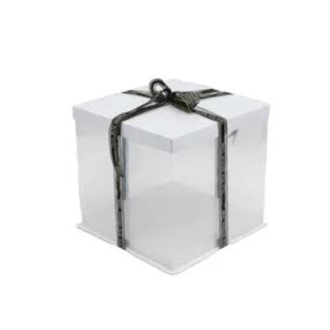 CAJA P/TORTA TRANS C/BLANCO 29.5cm*32cm (sin lazo).-1