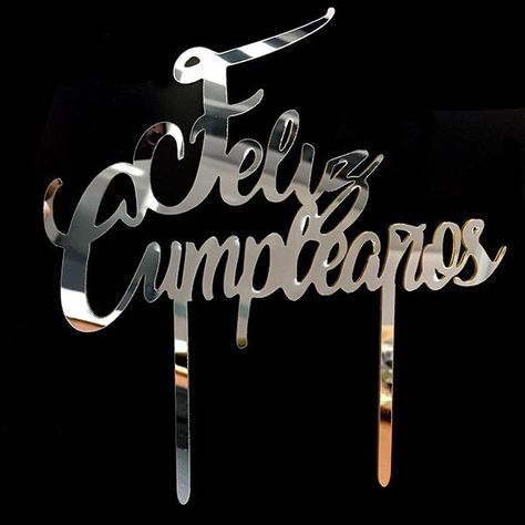DECO TORTA ACRILICO F.C. PLATEADO X1 UNI-0