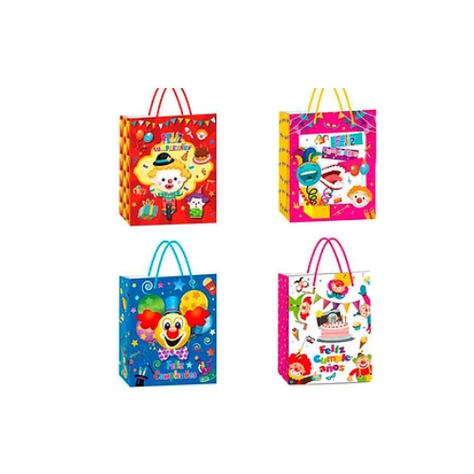Bolsa De Regalo Payaso 12x30x39cm-0