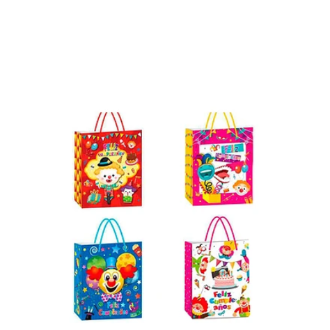 Bolsa De Regalo Payaso 12x30x39cm-1