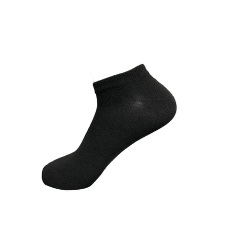 Calcetin De Hombre Tobillera Negro 12 Unidades-0