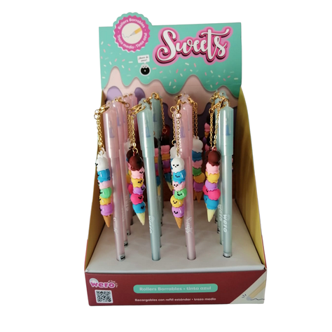 DISPLAY 24PCS BORRABLES SWEETS.-0
