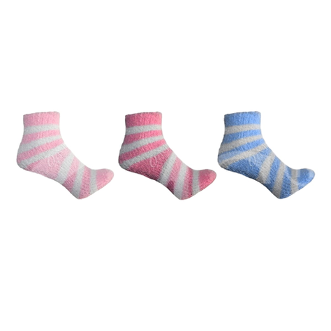 Calcetines De Bebe Corte Tobillo Color Surtido 12 Unid-1