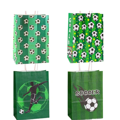 Bolsa De Papel Fútbol 8x15x21 cm-1