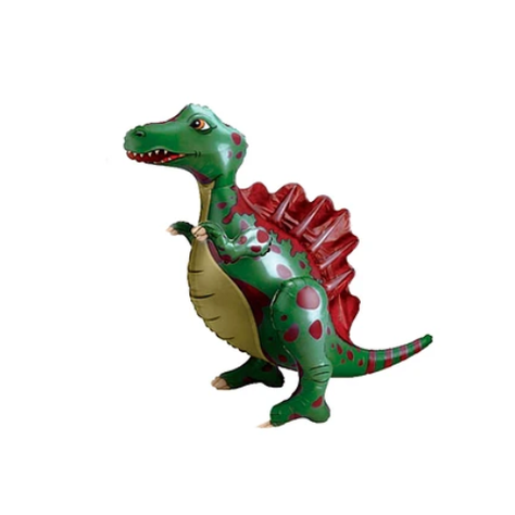 Globo Metálico Dinosaurio Verde 69x72 cm-0