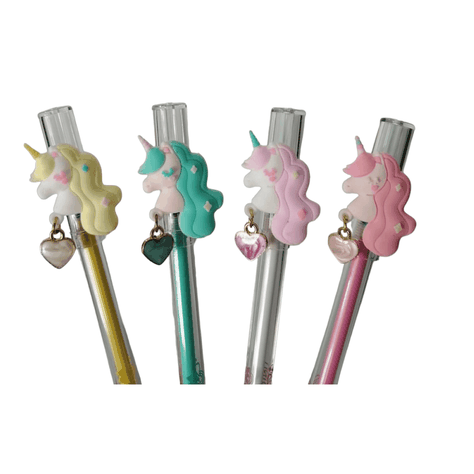 DISPLAY 24PCS BOLIGRAFOS BORRABLES UNICORN SQUAD.-0