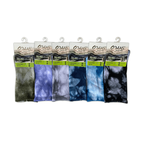 Calcetines Hombre Media Cana 12 Unid-1