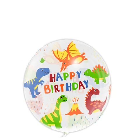 Globo Burbuja Dinosaurio 80 cm-1