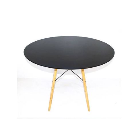 Mesa de Comedor Round 100cm Negro-1