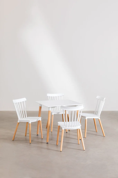 Mesa Eames Cuadrada 80x80 Cm-2