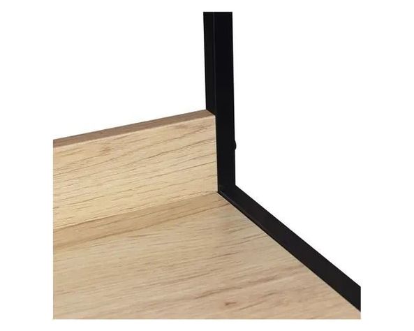 Repisa de 6 Niveles Alerce Natural/Negro-3