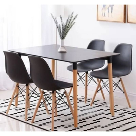 Mesa Eames Rectangular Negra 120 Cm-2