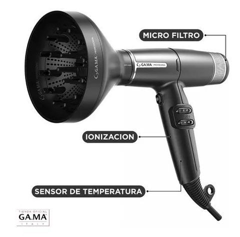 Secador Gama IQ Lite Black-3