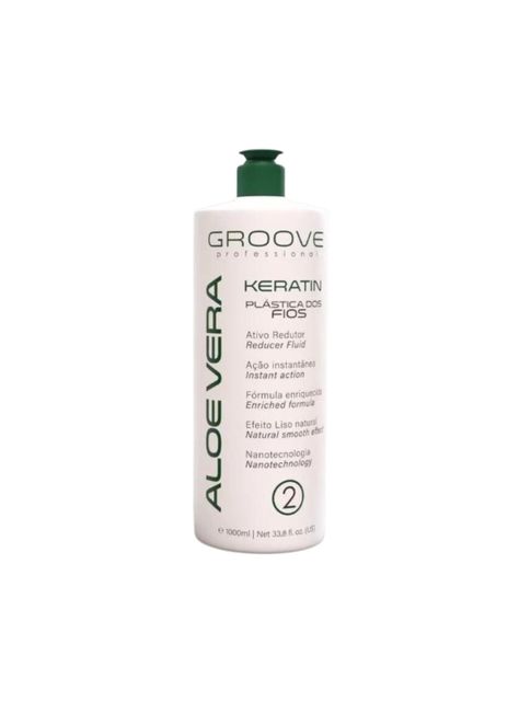Kit Alisado Aloe Vera Keratina Groove 2x1L-2