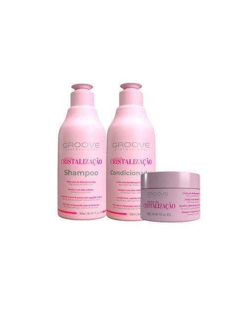 Set Shampoo + Acondicionador + Máscara Baño de Cristalización-0