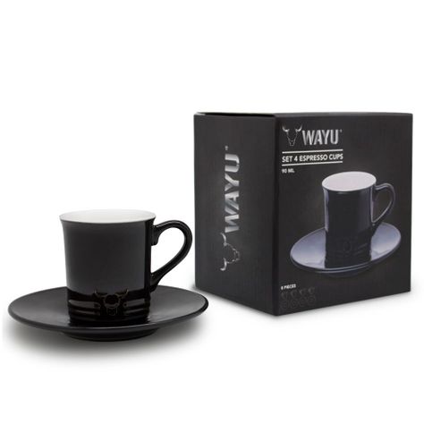 Set 4 Tazas De Cafe Wayu-2