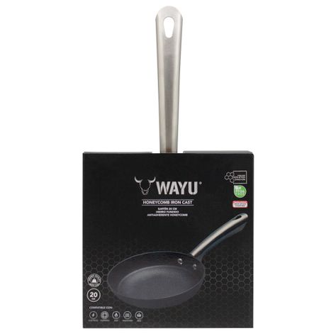Sarten 20 Cm Iron Cast Honeycomb Wayu-3