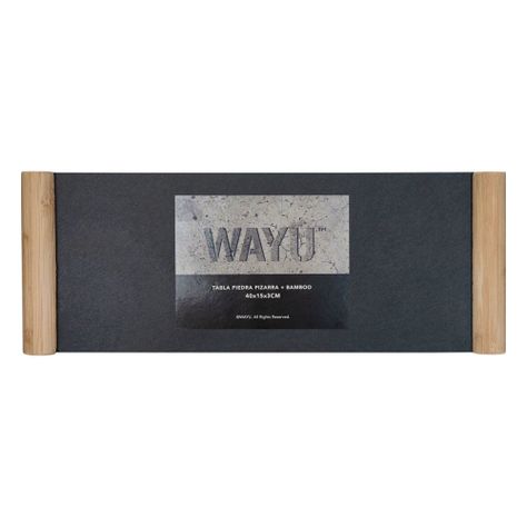 Tabla Piedra Pizarra 40x15 Cm Wayu-2