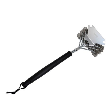 Cepillo Limpia Parrillas Con Raspador Wayu-0