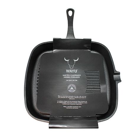 Sarten Cuadrado Wayu Iron Cast-3
