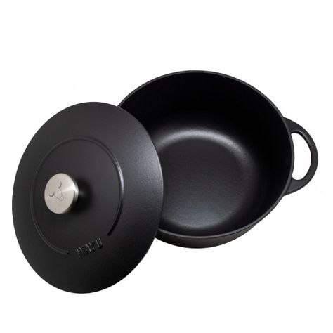 Olla Enamel 28Cm Iron Cast Wayu-1